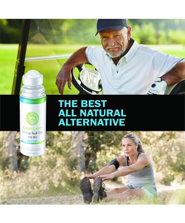 Green Lady Hemp Roll On - Instant Cooling Menthol for Pain Relief - 3 fl oz (1 Pack) - Buy Online on GoSupps.com