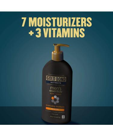 Gold Bond Ultimate Men's Hydrating Lotion 14.5 oz - Daily Moisturizer for Dry Skin - Buy Online on GoSupps.com