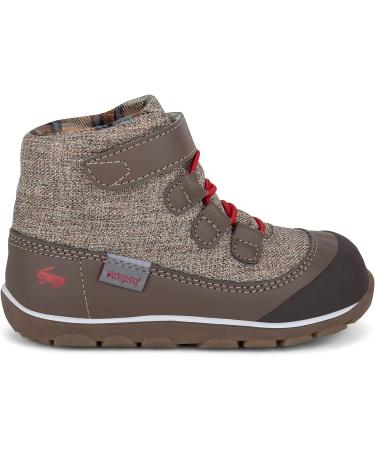 See Kai Run Kids Sam Waterproof Hiking Boot - Little Kid (4-8 Years) Size 11, Brown/Red - Buy Online on GoSupps.com
