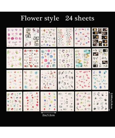 Yumi V Nail Stickers - 54 Sheet Flower & Dream Catcher Nail Art for Perfect Manicure Decoration - Buy Online on GoSupps.com