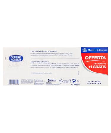 Neutro Roberts Hydrating Bar Soap 100g - Pack of 4 | Best International Shipping - Buy Online on GoSupps.com