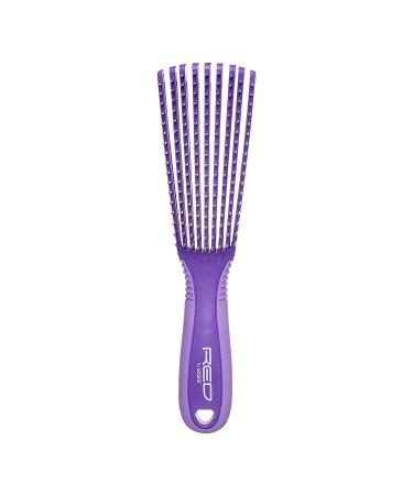 Red by Kiss Detangling Brush for Natural Black Hair - Afro Curly Hair Detangler Brush - Glide & Define Non-Slip Brush (Purple) - Buy Online on GoSupps.com