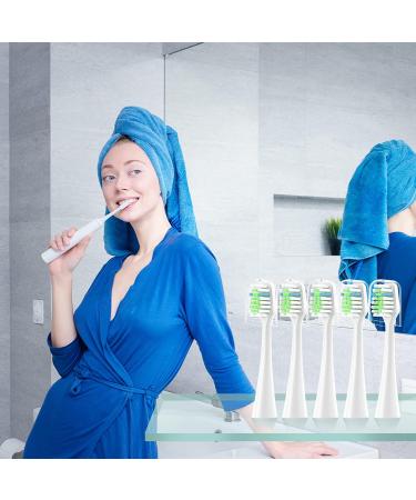Waterpik Complete Care 9.0 & Care 5.0 Replacement Toothbrush Heads (8-pc) - White Pisonicleara White Refills - Buy Online on GoSupps.com