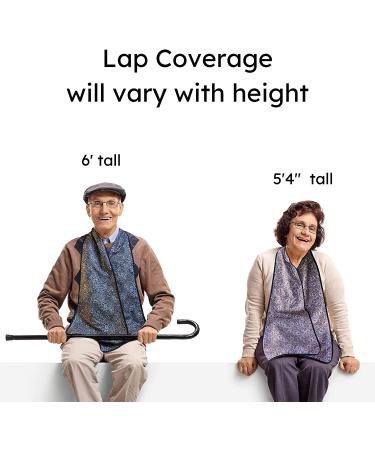 Reversible Adult Bib Scarf | Dignified Clothing Protector | Washable & Reusable - Buy Online on GoSupps.com