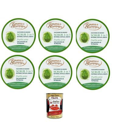 Italian Gourmet E.R. SCHAMPAGNA FOAM Purifying Body Scrub 6 x 250 ml + Italian Gourmet Pulp 400 g
