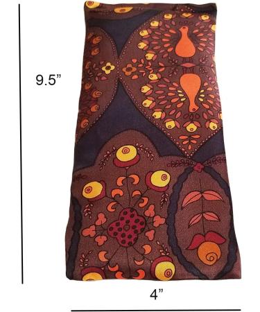 Luxurious Satin Eye Pillows for Cold/Hot Therapy - Flaxseed Filled (Unscented) - Buy Online on GoSupps.com