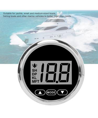 KIMISS Waterproof Digital Speedometer - 52mm Marine Depth Gauge for Yachts & Fishing Boats 100m Range White Backlight - Buy Online on GoSupps.com