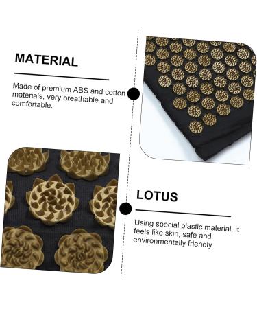 Beaupretty Acupuncture Massage Pillow - Slipproof Yoga Mat for Back Pain Relief | Washable Shiatsu Acupressure Pad 38x15x10cm - Buy Online on GoSupps.com