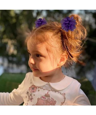 MiDoDo 40 PCS Baby Girls Chiffon Flower Hair Bands - Kids Hair Accessories for Girls - Buy Online on GoSupps.com