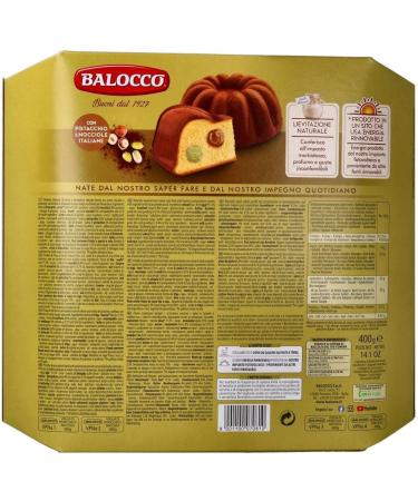  Balocco Set of 6 Balocco Festa Voglia di Pistacchio e Nocciola tarts filled with delicious pistachio and hazelnut cream 400 g - Buy Online on GoSupps.com