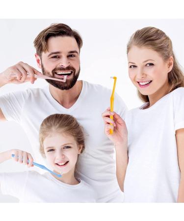 4-Piece Stain Remover Set for Orthodontic Care | Tuft Toothbrush & Soft Tissue Brush - Deep Cleaning for Braces & Bridges - Buy Online on GoSupps.com