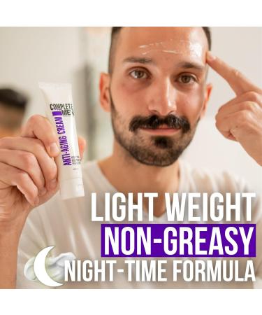 Best Anti-Aging Face Cream for Men | Night Moisturizer for Fine Lines & Wrinkles | Natural Skin Care Treatment - Buy Online on GoSupps.com