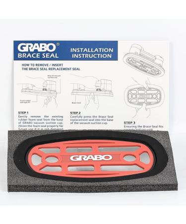Raizidom GRABO Brace Seal for Glass & Wood - Perfect for Thin Materials | Fastening Solutions - Buy Online on GoSupps.com
