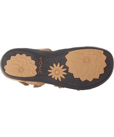 Vionic Rest Amber Women's Backstrap Sandal - Gold Cork, Size 8 - Buy Online on GoSupps.com