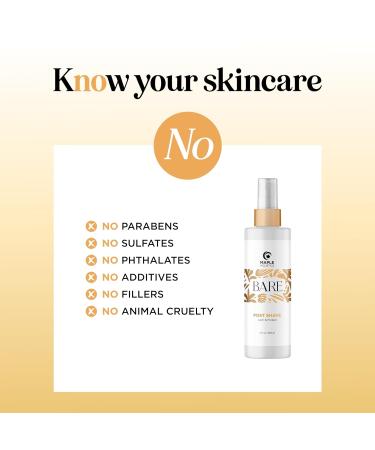 Bare After Shave Mist for Women - Soothing Razor Bumps & Ingrown Hair Treatment for Pubic Area Legs & Underarms - Calming Shave Spray with Witch Hazel Echinacea & Aloe - Buy Online on GoSupps.com