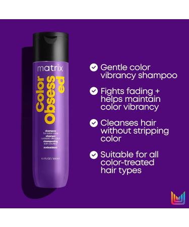 Matrix Color Obsessed Antioxidant Shampoo 33.8 Fl Oz - Prevents Fading & Enhances Hair Color - Cruelty Free - For Color Treated Hair - Buy Online on GoSupps.com