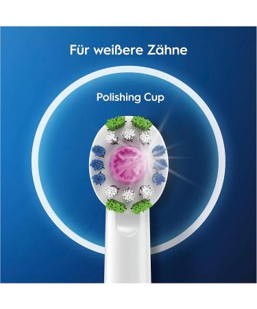Oral-B 3D White Plug-In Brushes | 12 Brightening Tooth Cleaning Attachments | Compatible with Oral-B Toothbrushes - Buy Online on GoSupps.com