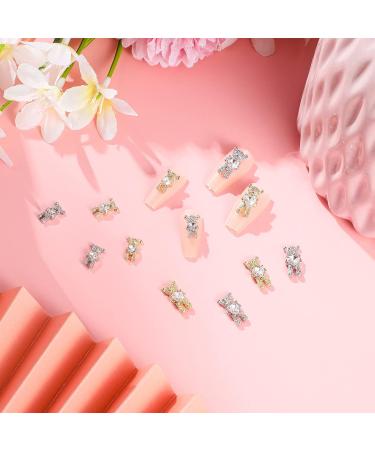 12 Pieces 3D Bear Nail Charms | Cute Alloy Rhinestones for Nail Art | DIY Decorations for Women & Girls - Buy Online on GoSupps.com