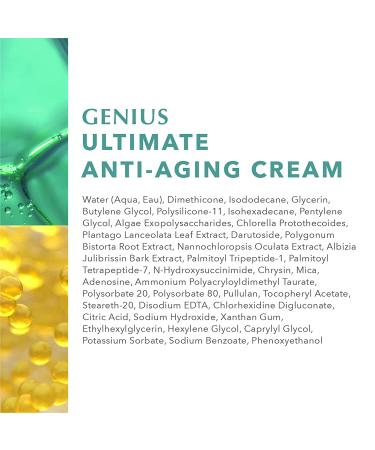 Algenist GENIUS Ultimate Anti-Aging Cream 1 Fl Oz - Vegan Firming Moisturizer with Alguronic Acid & Microalgae Oil - Non-Comedogenic & Hypoallergenic Skincare - Buy Online on GoSupps.com