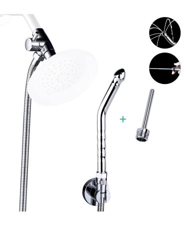 Shower Enema Kit with 100 Inches Hose Water Control Valve and Diverter Colonic Douche System Cleaner for Men and Women