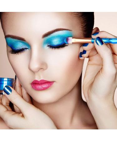 Unicorn Makeup Brush Set - 20 Eyeshadow Brushes & 30 Cotton Pads for Flawless Makeup Application | International Shipping Available - Buy Online on GoSupps.com