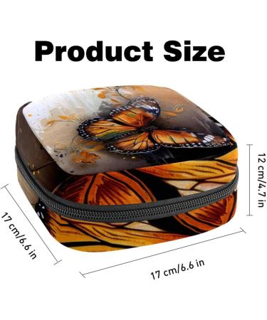 Colorful Monkey Watercolor Storage Bags for Women's Bandages - Portable & Trendy Menstrual Cup Storage for Teens & Girls - Buy Online on GoSupps.com