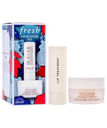 Lip Recovery Kit by Fresh for Women - 2 Pc 0.35oz Sugar Advanced Therapy Lip Mask 0.15oz Sugar Advanced Therapy Lip Treatment - Buy Online on GoSupps.com