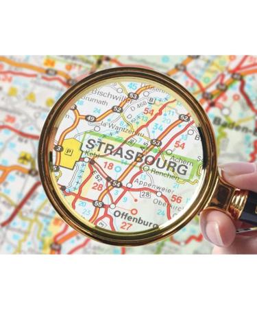 Portable Magnifiers Handheld Magnifier 10X Reading Loupe Magnifier for Reading Book Inspection Coins Map Full of Stars - Buy Online on GoSupps.com