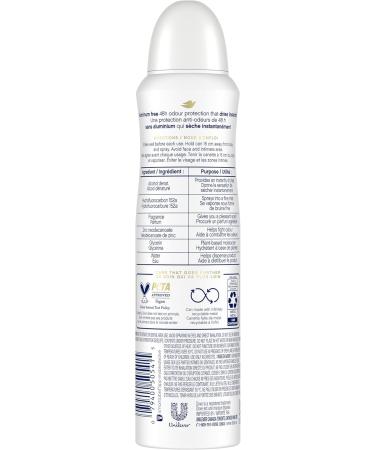 Dove 0% Aluminum Free Whole Body Deodorant Dry Spray for Women with 1/4 Moisturizers for Soft Comfortable Skin Oat Milk & Vanilla Scent 113g - Buy Online on GoSupps.com