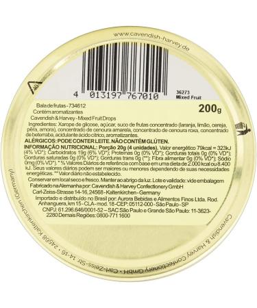 Cavendish & Harvey Mixed Fruit Drops Tin - Buy Online on GoSupps.com