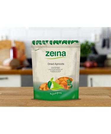 Zeina Dried Apricots - Natural Iron Source, High Fibre, Gluten-Free, Vegan-Friendly - 1kg - Buy Online on GoSupps.com