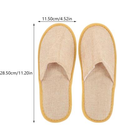Lurrose Ladies Slippers - 6 Pairs Hotel & Spa Slippers Indoor Wedding & Guest Shoes for Women - Comfortable & Stylish - Buy Online on GoSupps.com