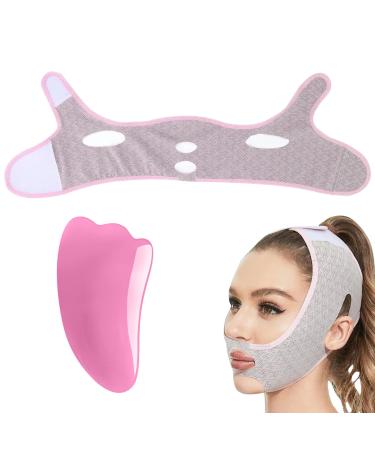 XdealCozyxc Reusable Chin Band V Shaped Face Lifting Band for Chin Nasolabial Folds