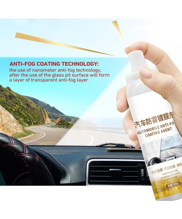 Anti Fog Spray | Long Lasting Invisible Defogger for Car Windshield Anti Fog Windshield Cleaner Provides Streak-Free Shine on Windshields and Mirrors 150g Littryee - Buy Online on GoSupps.com
