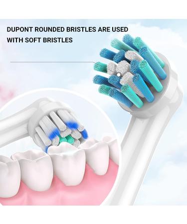 16 Pack Replacement Toothbrush Heads for Oral B Braun Electric Toothbrush - Precision Clean Brush Heads Refill - Compatible with Oral-B 7000, Pro 1000, 9600, 5000, 8000, 3000 - 16 Count - Buy Online on GoSupps.com