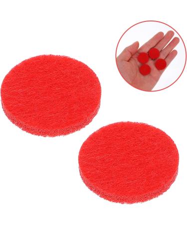 Zerodeko 100pcs Red Replacement Refill Pads for Diffuser Necklace Bracelet & Car Vent Clip - 2.2cm Aromatherapy Essential Oil Pads - Buy Online on GoSupps.com