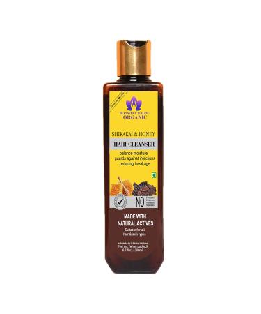 Blessfull Healing Organic Shikakai & Honey Hair Cleanser | Shampoo 200 ML (Packing May Vary)