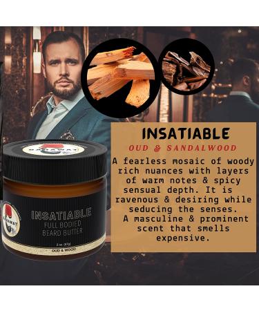 Bahawat Beard Butter for Men - Oud & Sandalwood Leave-in Conditioner | Strengthen, Soften & Moisturize with 11 Organic Ingredients | Made in USA | Best Beard Butter - 2 oz - Buy Online on GoSupps.com