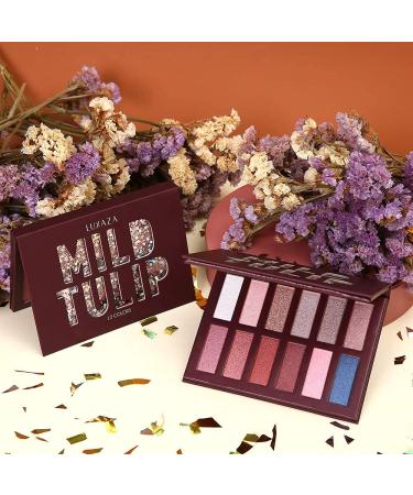 LUXAZA Neutral Nudes Eyeshadow Palette - Brown Metallic Warm Bronze Copper Shimmer Satin Shades - Buy Online on GoSupps.com