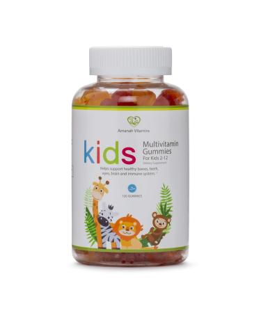 Amanah Childrens Multivitamin Gummy - 120 Count - Halal Vitamins - 2 Month Supply 120 Count (Pack of 1) - Buy Online on GoSupps.com