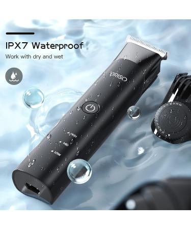 YIRISO Body Hair Trimmer for Men - Electric Ball Shaver with 2 Interchangeable Heads | Waterproof Male Grooming Razor for Pubic Hair and Groin Shaving | Men's Gift - Buy Online on GoSupps.com