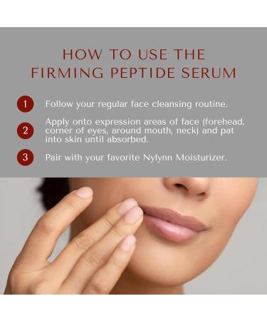 Nylynn Peptide Face Serum Lightweight Facial Serum with Multi-Peptides For All Skin Types Daily Use - Buy Online on GoSupps.com