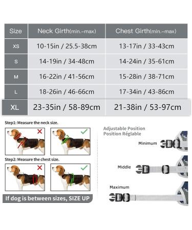 Buy Heele Camouflage Reflective Dog Harness for Large Dogs - Soft Padded & Breathable XL - Buy Online on GoSupps.com