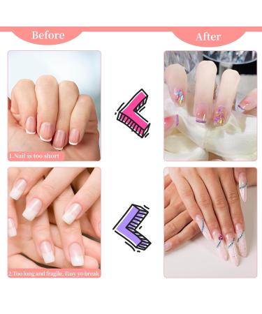 Nail Forms 100PCS - Acrylic Nail Extension Tips & Professional Manicure Tool for DIY Home Salon Supplies - Buy Online on GoSupps.com