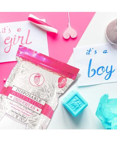 Ninja Mama Disposable Postpartum Underwear (5 Count) | Washable Mesh Panties for Women | Labour & Delivery Maternity Surgical C Section Hospital Bag - Buy Online on GoSupps.com