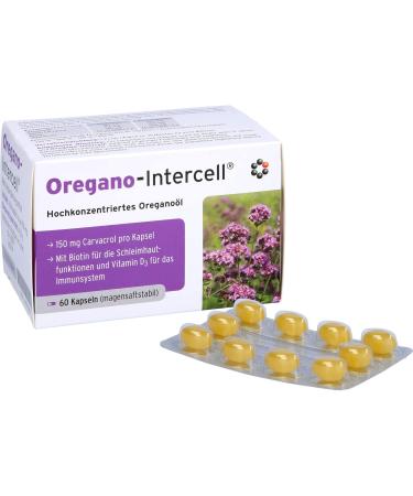 OREGANO-INTERCELL Gastro-Resistant Soft Capsules | Premium Natural Antioxidant for Digestive Health | Buy Internationally - Buy Online on GoSupps.com