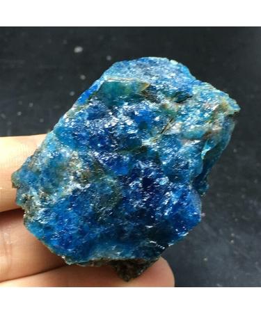 Natural Crystal Rough Minerals Stones 50-100g Natural Apatite Crystal raw raw Stone Sample Crystal Stones Decoration (Size : 190-200g)