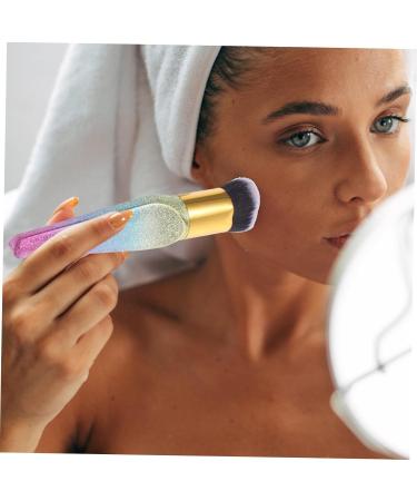 DOITOOL Round Cosmetic Brush Buffing Brush Makeup Face Powder Brushes Flat Top Cosmetic Brush Powder Cosmetics Brushes Makeup Flat Brush Makeup Brush Travel Round - Buy Online on GoSupps.com