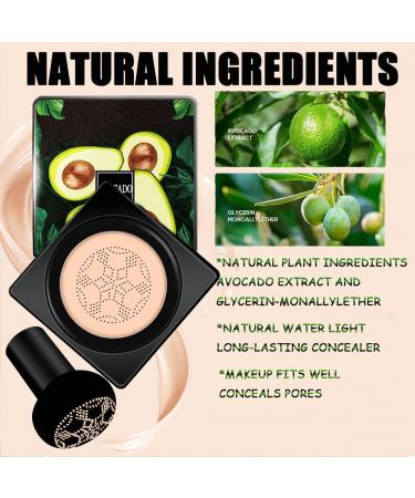 EHIOG Mushroom Head BB Cream CC Cream Air Cushion Face Foundation - Moisturizing & Brightening Formula for Even Skin Tone - Buy Online on GoSupps.com