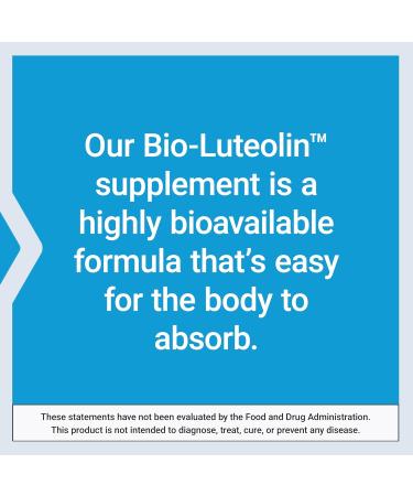 Life Extension Bio-Luteolin Cellular Health Healthy Aging bioavailable Formula Luteolin Fenugreek Fiber Gluten Free Non-GMO Vegetarian 30 Capsules - Buy Online on GoSupps.com